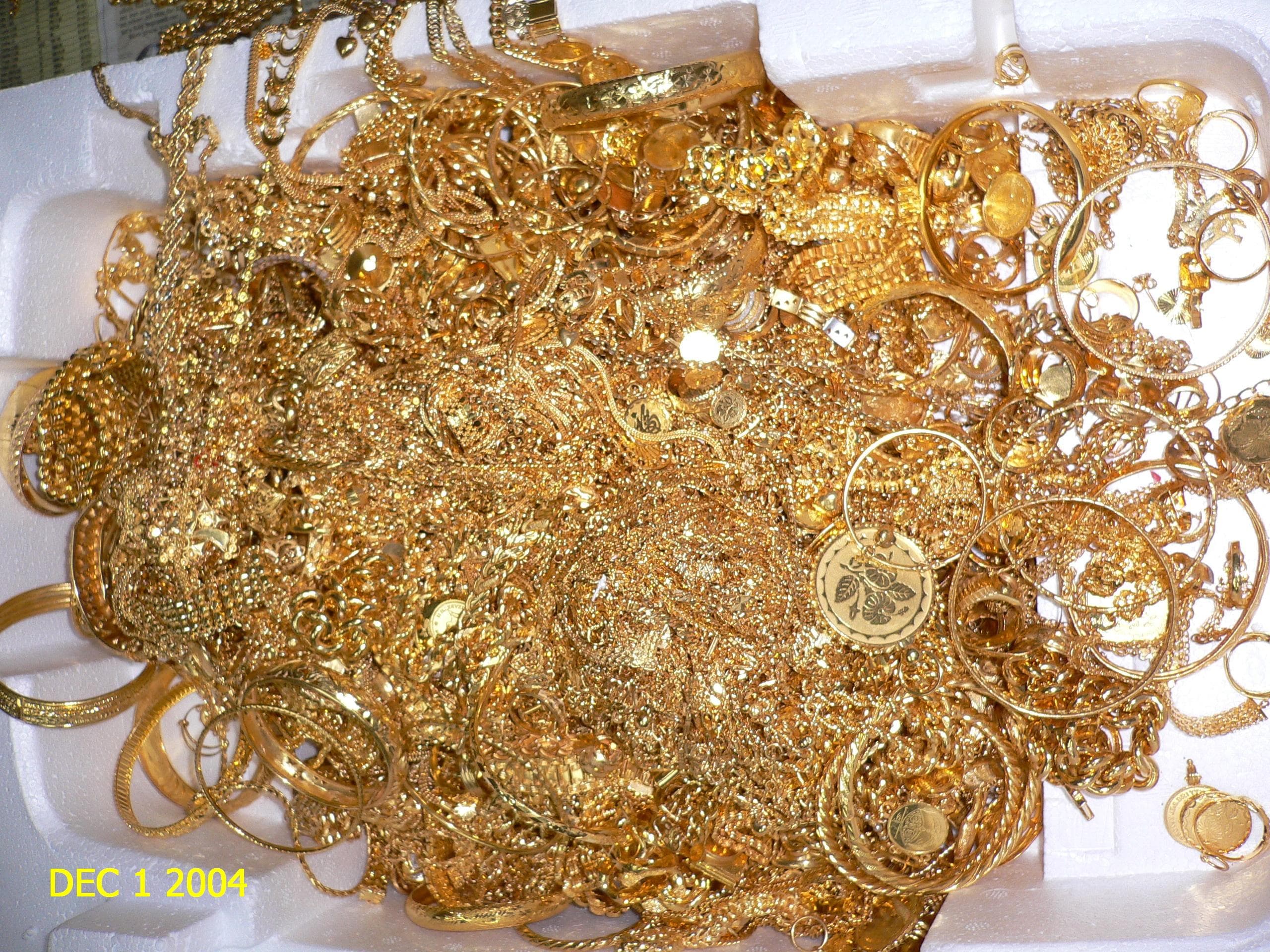 Client gold bracelets