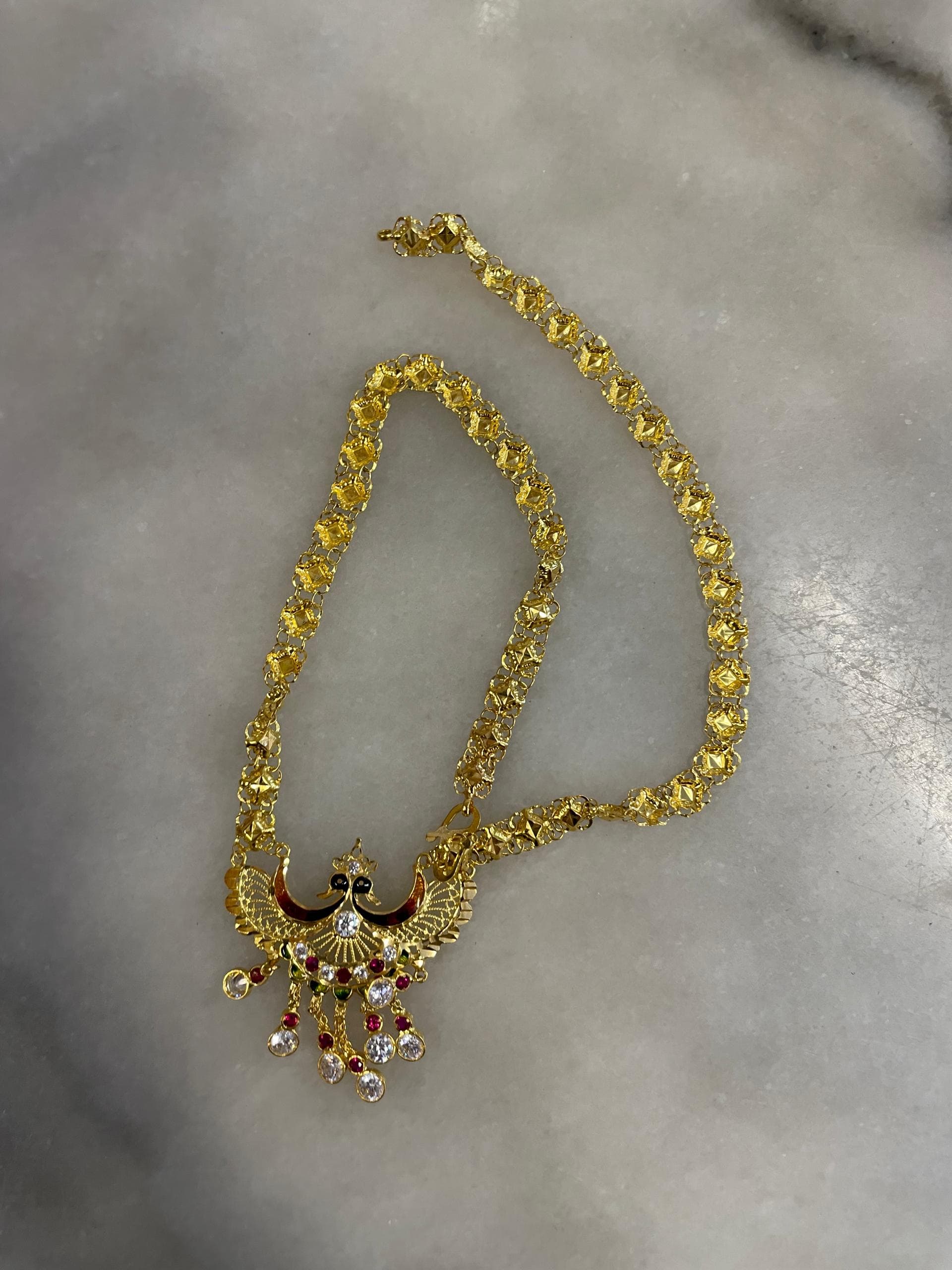 Client gold necklace 11